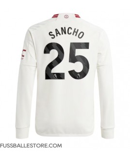Günstige Manchester United Jadon Sancho #25 3rd trikot 2023-24 Langarm